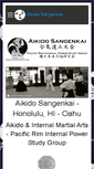 Mobile Screenshot of aikidosangenkai.org